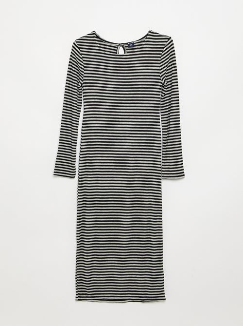 Vestido de manga larga - Kiabi