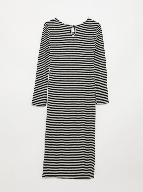Vestido de manga larga - Kiabi