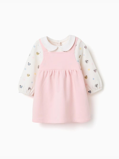 Vestido de manga larga perchado con Minnie - Kiabi