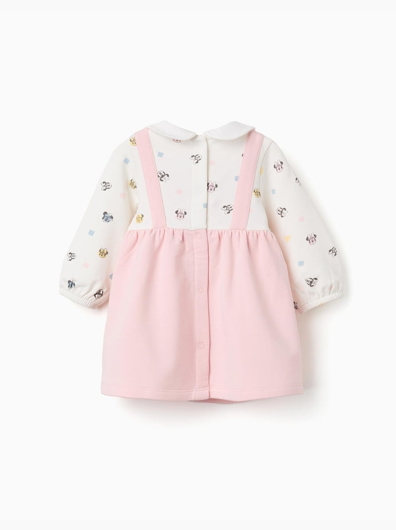 Vestido de manga larga perchado con Minnie Rosa - Kiabi