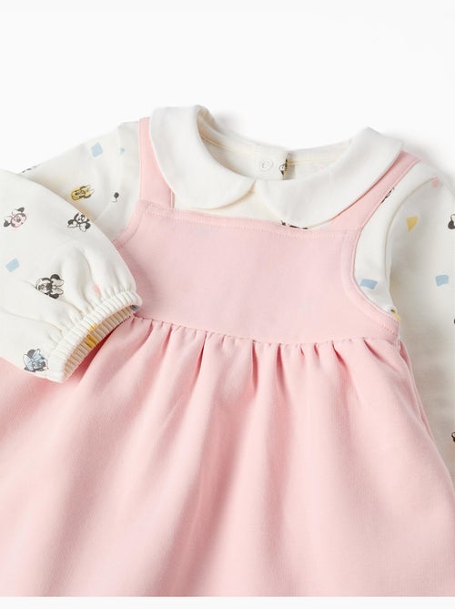 Vestido de manga larga perchado con Minnie - Kiabi