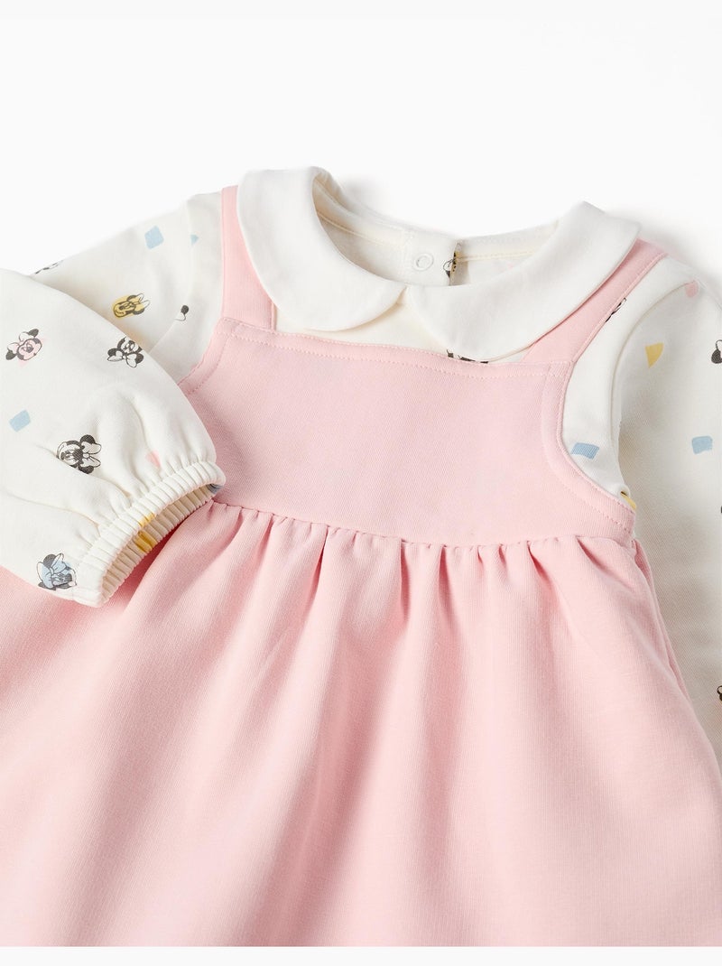 Vestido de manga larga perchado con Minnie Rosa - Kiabi