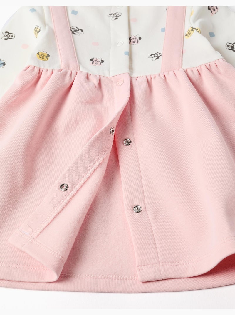 Vestido de manga larga perchado con Minnie Rosa - Kiabi