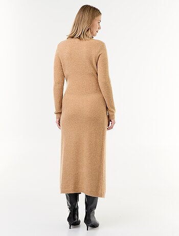 Vestido de maternidad de lana mezclada