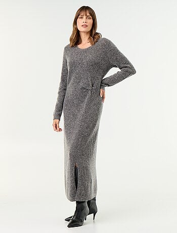 Vestido de maternidad de lana mezclada