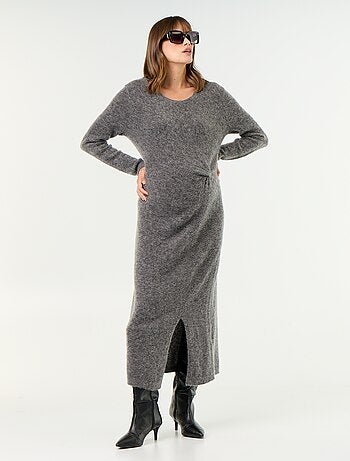 Vestido de maternidad de lana mezclada