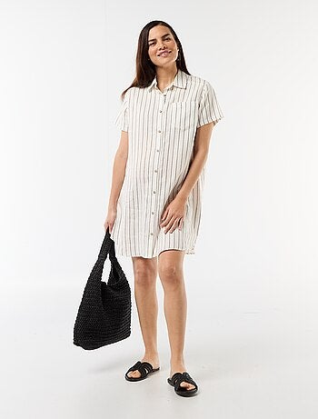 Vestido de maternidad de lino