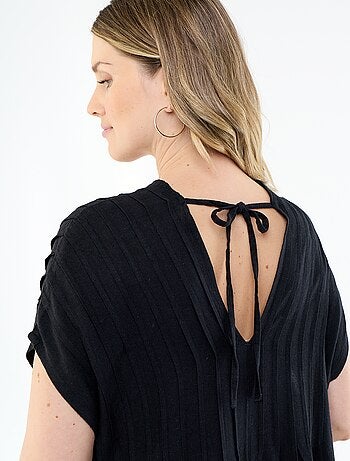 Vestido de maternidad de lino mezclado