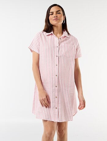 Vestido de maternidad de lino