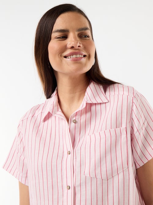 Vestido de maternidad de lino - Kiabi