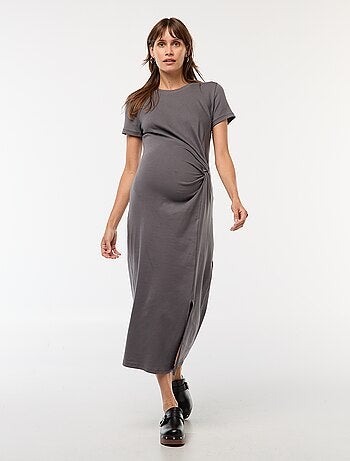 Vestido de maternidad largo ajustado