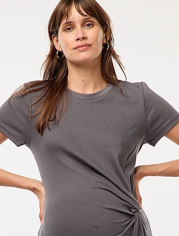 Vestido de maternidad largo ajustado