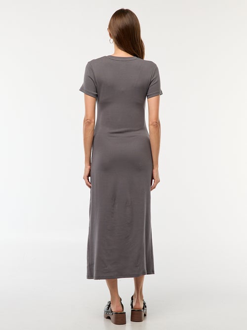 Vestido de maternidad largo ajustado - Kiabi