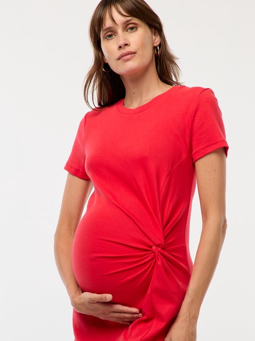 Vestido de maternidad largo ajustado - Kiabi