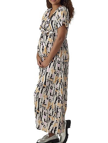 Vestido de Maternidad para Mujer Vero Moda hasta el Tobillo