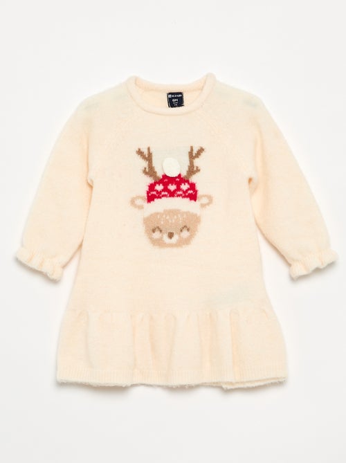 Vestido de Navidad de punto - Kiabi