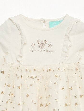 Vestido de Navidad 'Disney' 'Minnie' flocado