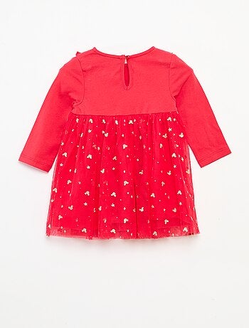 Vestido de Navidad 'Disney' 'Minnie' flocado
