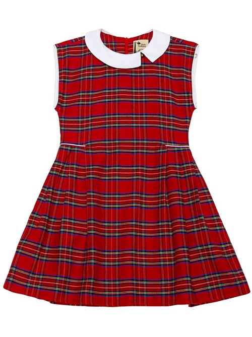 Vestido de Navidad para Niña | Cuadros Tartan Rojo | EDIMBOURGH - Kiabi