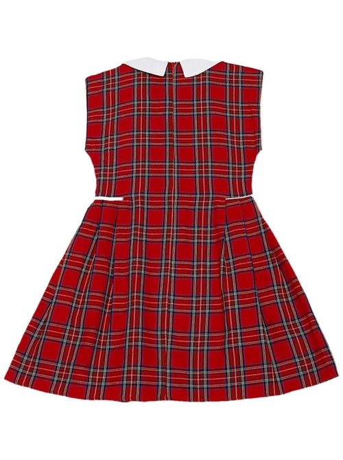 Vestido de Navidad para Niña | Cuadros Tartan Rojo | EDIMBOURGH - Kiabi