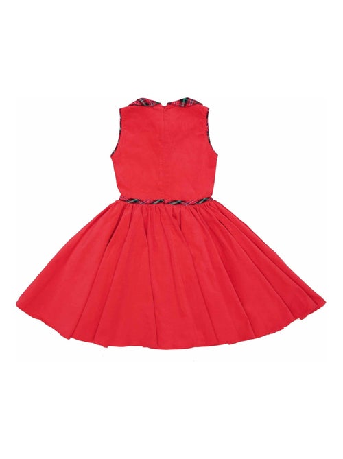 Vestido de Navidad Rojo que Gira para Niña | HEPBURN - Kiabi