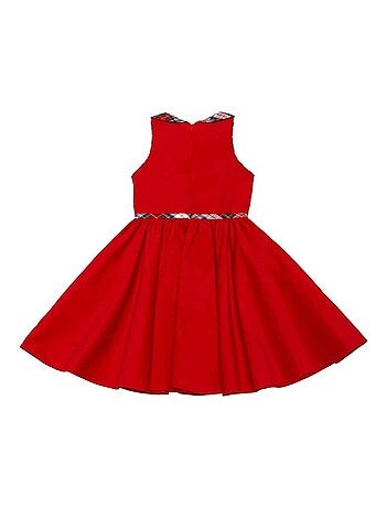 Vestido de Navidad Rojo que Gira para Niña | HEPBURN