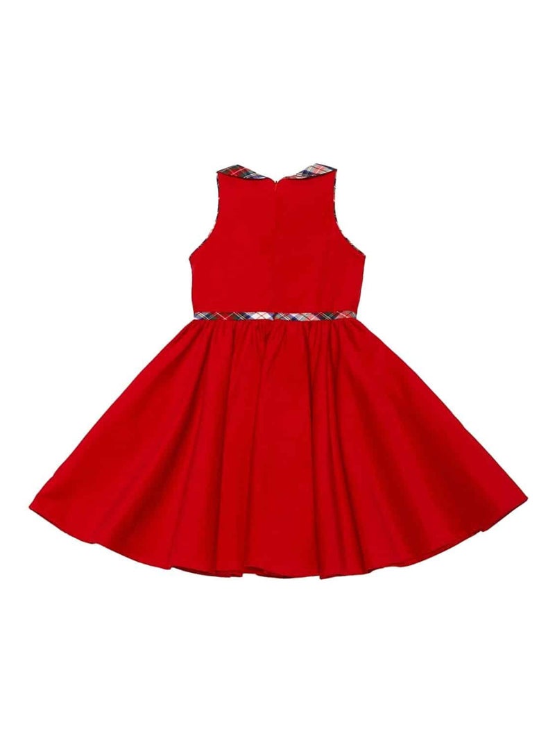 Vestido de Navidad Rojo que Gira para Niña | HEPBURN Rojo - Kiabi