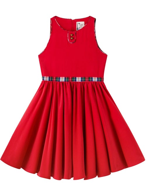 Vestido de Navidad Rojo que Gira para Niña | HEPBURN - Kiabi