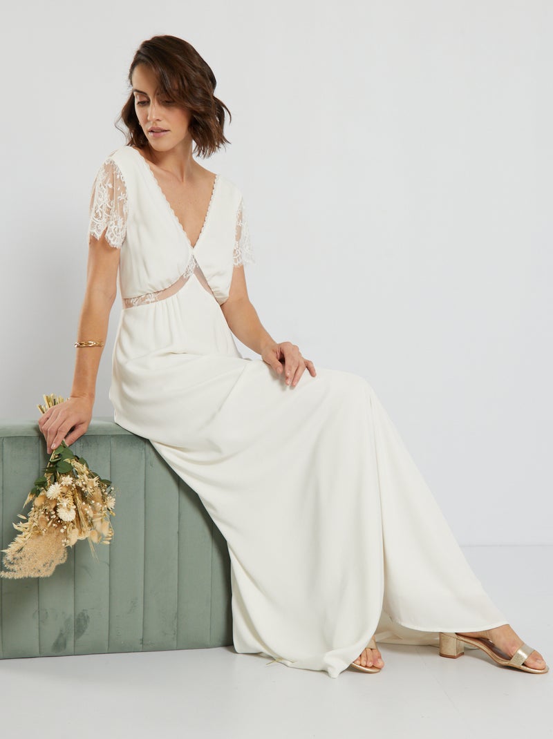 Vestido de novia Blanco Kiabi