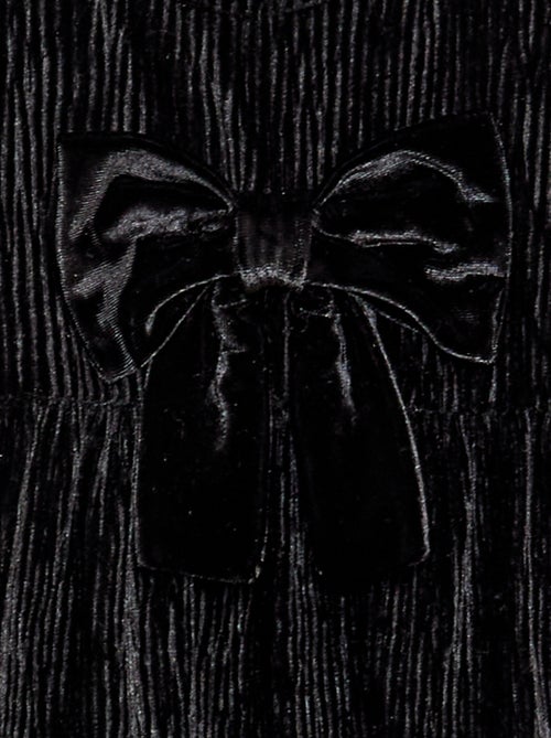 Vestido de pana con lazo decorativo - Kiabi