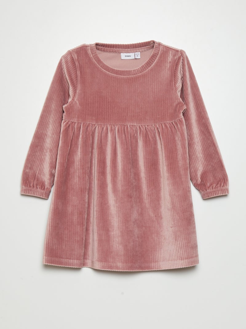 Vestido de pana ROSA - Kiabi