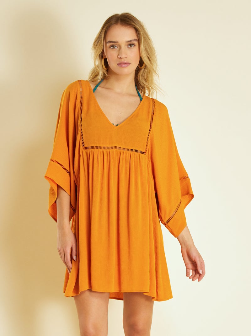 Vestido de playa AMARILLO - Kiabi