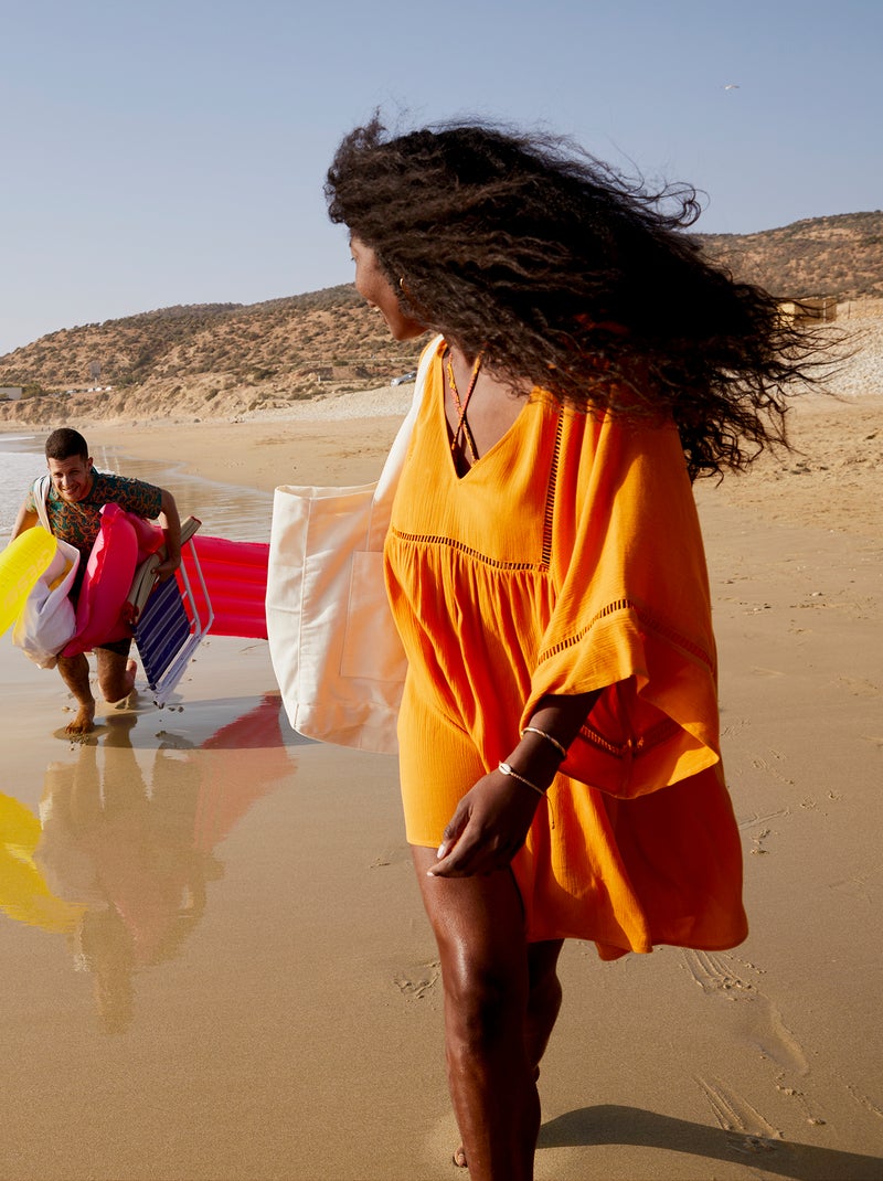Vestido de playa AMARILLO - Kiabi