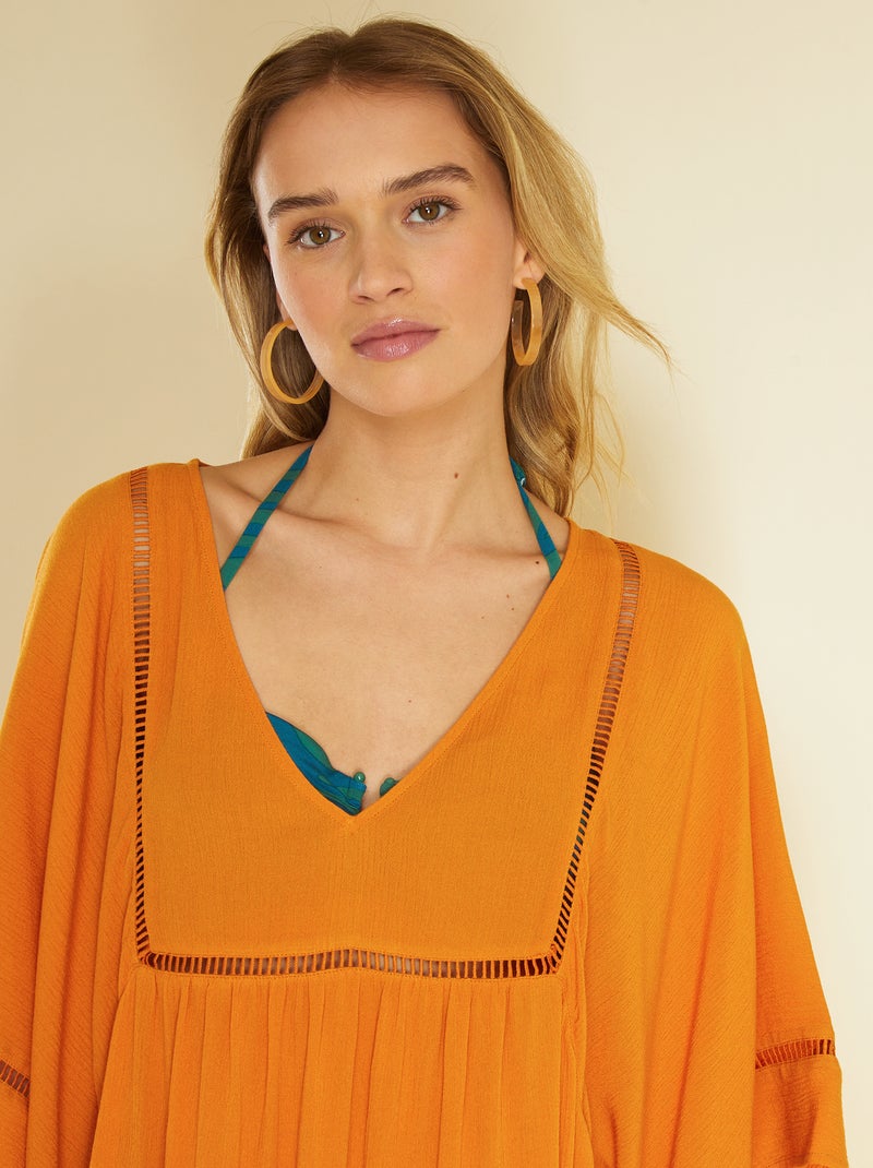 Vestido de playa AMARILLO - Kiabi