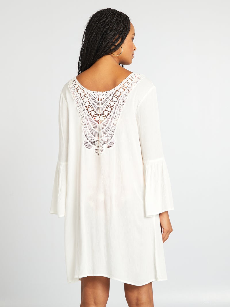 Vestido de playa BLANCO - Kiabi