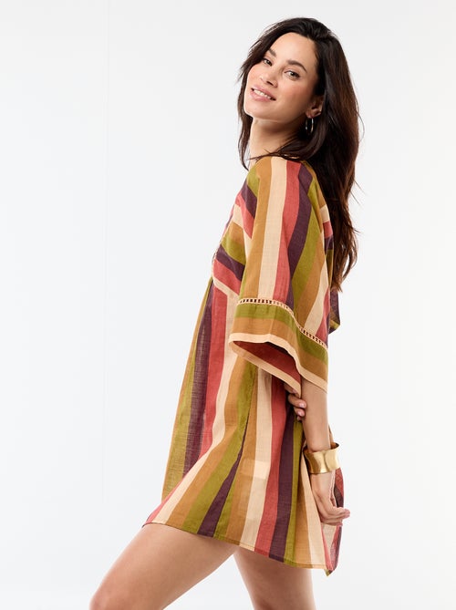 Vestido de playa midi - Kiabi