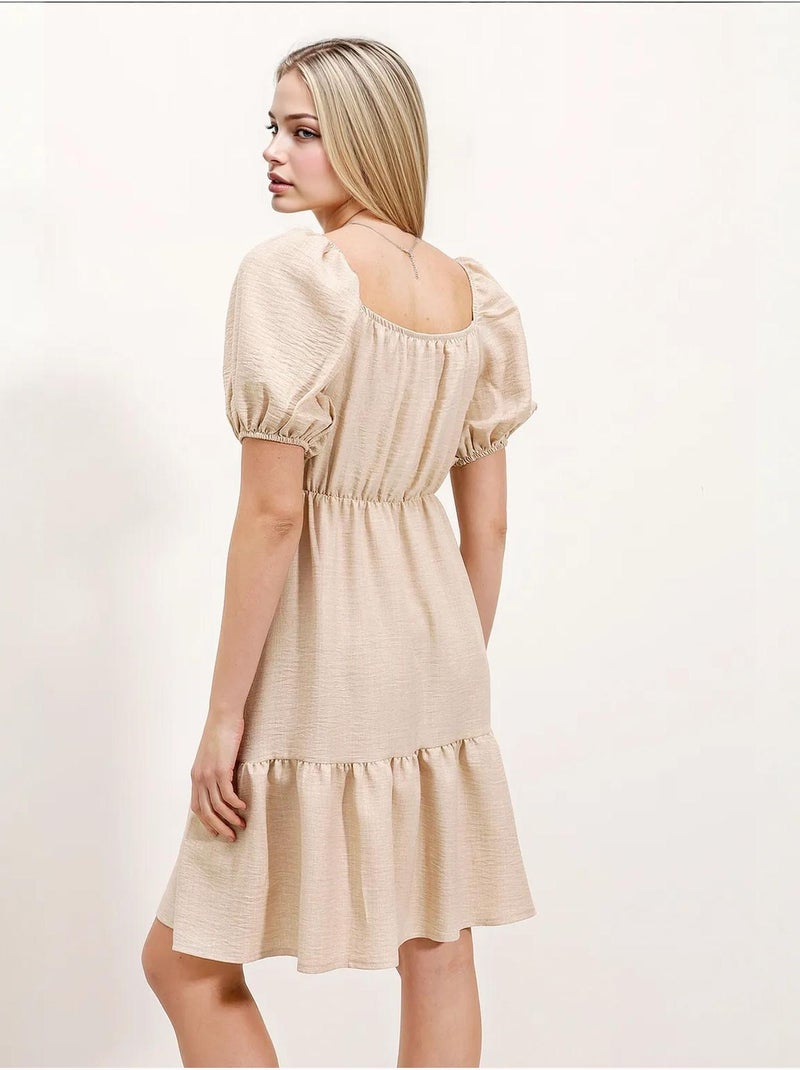 Vestido de popelina acampanado bdart Arena - Kiabi