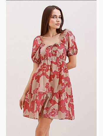Vestido de popelina acampanado bdart