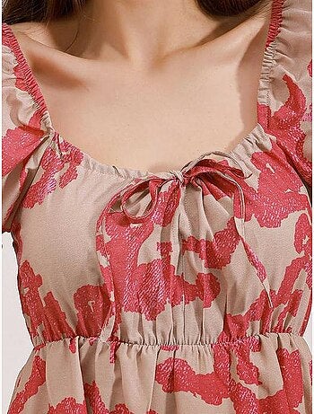 Vestido de popelina acampanado bdart