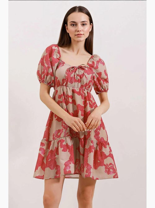 Vestido de popelina acampanado bdart - Kiabi