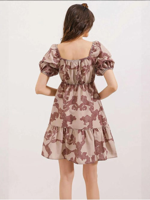 Vestido de popelina acampanado bdart - Kiabi