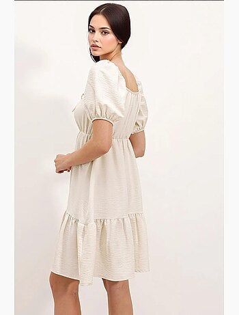 Vestido de popelina acampanado bdart