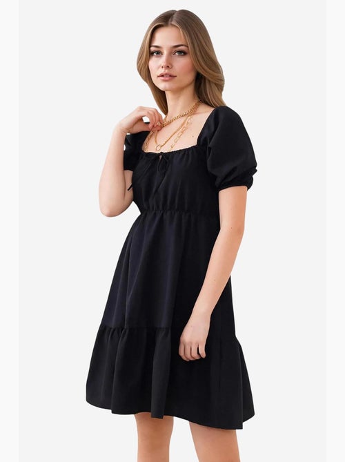 Vestido de popelina acampanado bdart - Kiabi