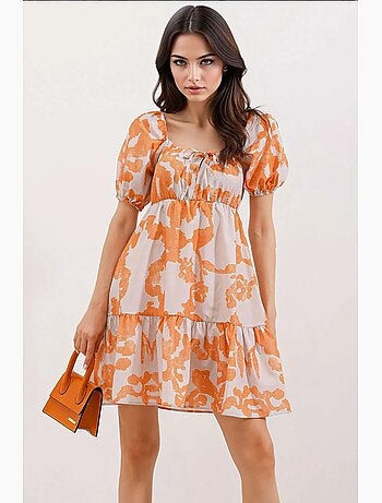 Vestido de popelina acampanado bdart