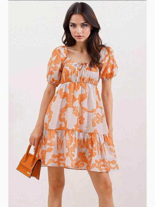 Vestido de popelina acampanado bdart - Kiabi