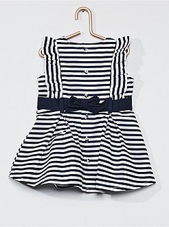 Vestido de popelina estampado - Kiabi