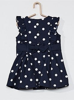 Vestido de popelina estampado - Kiabi