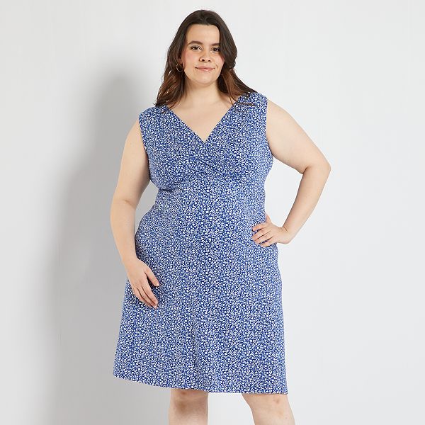 Vestido de premamá vaporoso Premamá - AZUL - Kiabi - 18,00€
