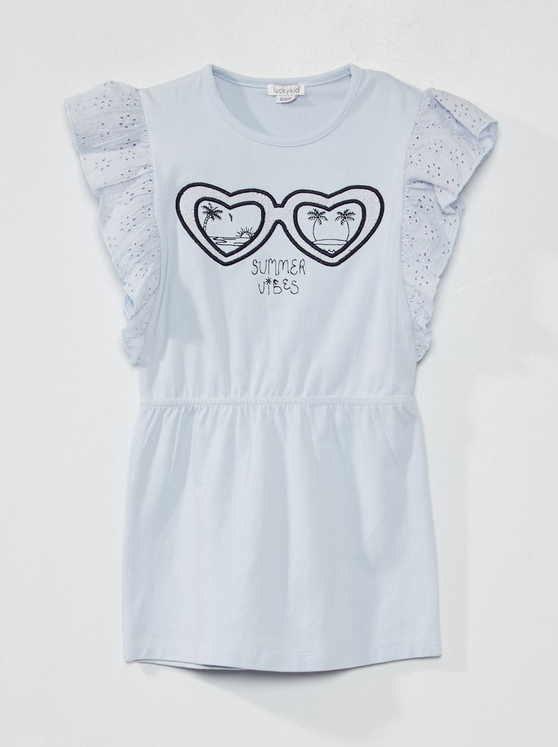 Vestido de punto AZUL - Kiabi