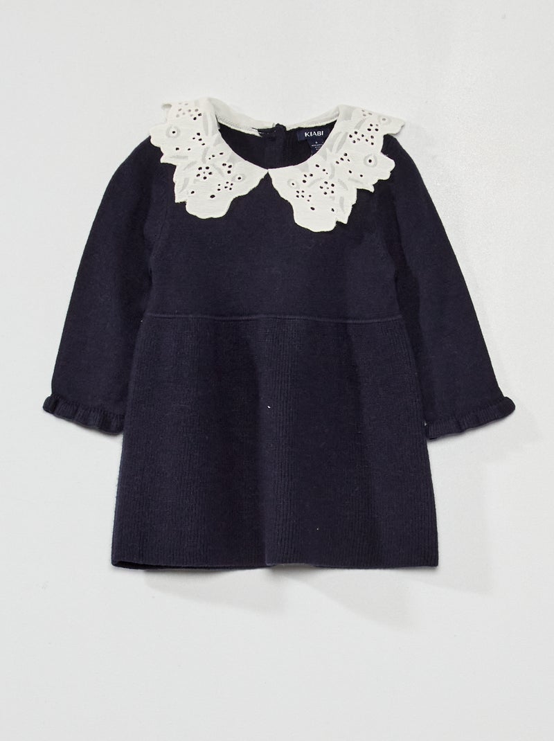 Vestido de punto AZUL - Kiabi
